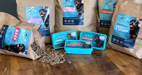 Cold Pressed Dog Food Selection