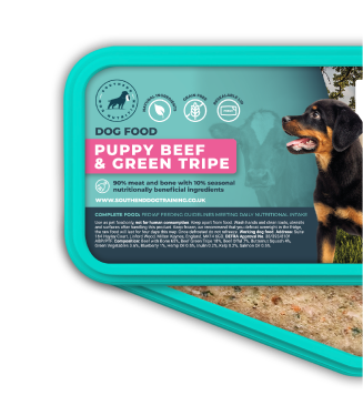 Puppy Raw Dog Food Beef & Green Tripe